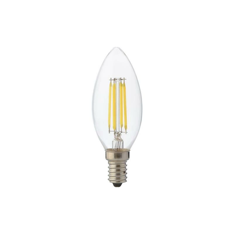 Bulbo della fiamma a LED con filamento 4W (Eq. 32W) E14 4200K