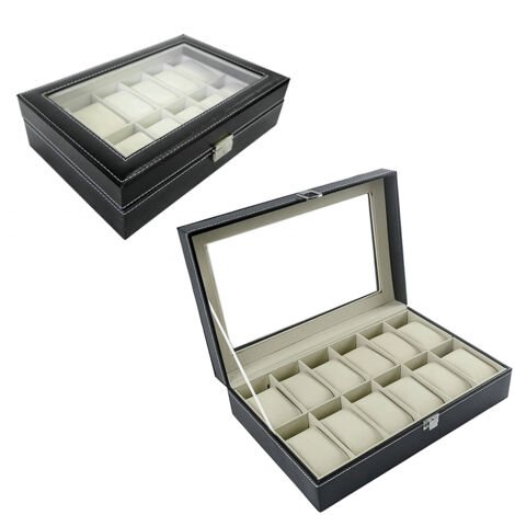 Uhrenbox mit 12 Fächern Uhrenbox (1/5)