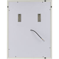 Wandspiegel Badezimmerspiegel LED Badspiegel mit Beleuchtung mit Touch-Schalter, Bluetooth Lautsprecher und Beschlagfrei, Lichtspiegel Kaltweiß 60x80cm
