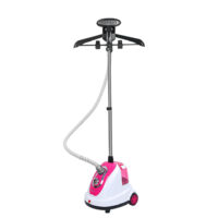 Dampfbügeleisen Vertikal Dampfstation Dampfglätter Dampfbügler Bügelstation Dampfbürste 1700 W Rosa