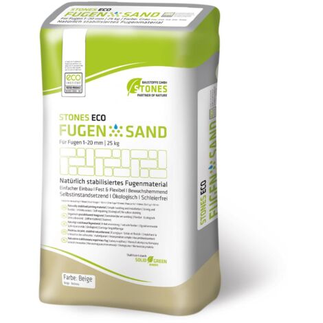 Stones Eco Fugensand 1-20 mm Beige 25kg