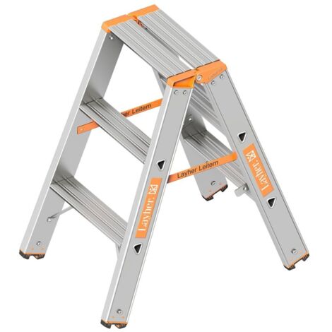 Layher Le Topic - Stufen - Stehleiter 2X3 Stufen