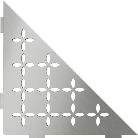 Schlüter SES1D5EB-E-S1 Ablage Floral 210x210mm Edelstahl gebürstet