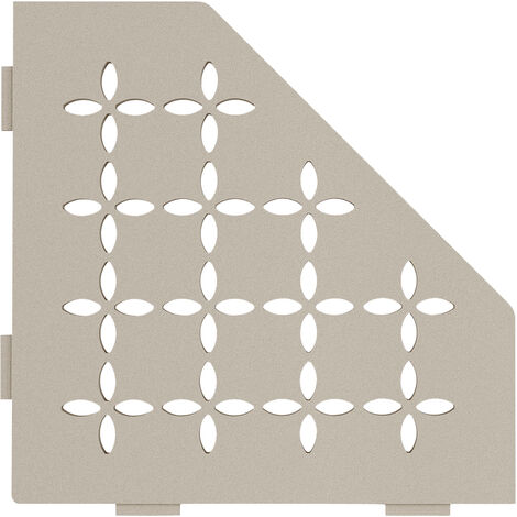 Schlüter SES2D5TSC-E-S2 Ablage Floral 75x195x195x75mm Creme