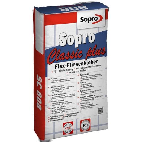 Sopro Classic PLUS SC 808 Zementärer Flex-Fliesenkleber, C2 TE 25kg