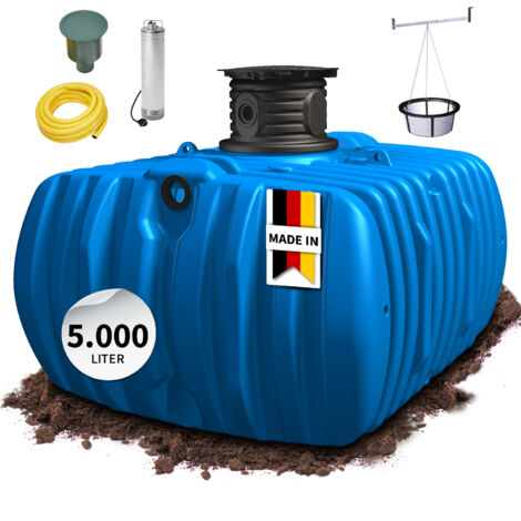 4rain FLAT L Flachtank-Paket 5000 L