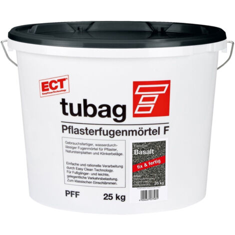 tubag Pflasterfugenmörtel PFF Basalt 25kg Eimer