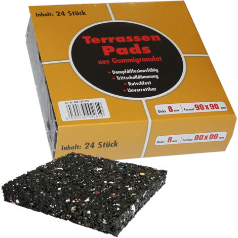 24x ferax Terrassenpad 8 x 90 x 90mm