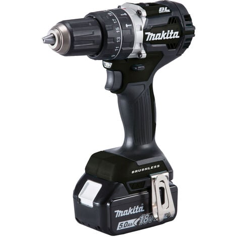 Makita DDF484TB3J Akku-Bohrschrauber 18V in schwarz 3x5 Ah Akku + Ladegerät im MAKPAC