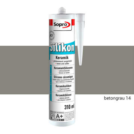 Sopro KeramikSilicon 310ml Betongrau 14