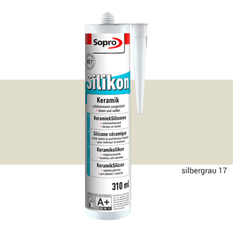 Sopro KeramikSilicon 310ml Silbergrau 17