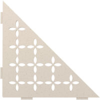 Schlüter SES1D5TSI-E-S1 Ablage Floral 210x210mm Elfenbein