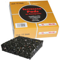 12x ferax Terrassenpad 20 x 90 x 90mm