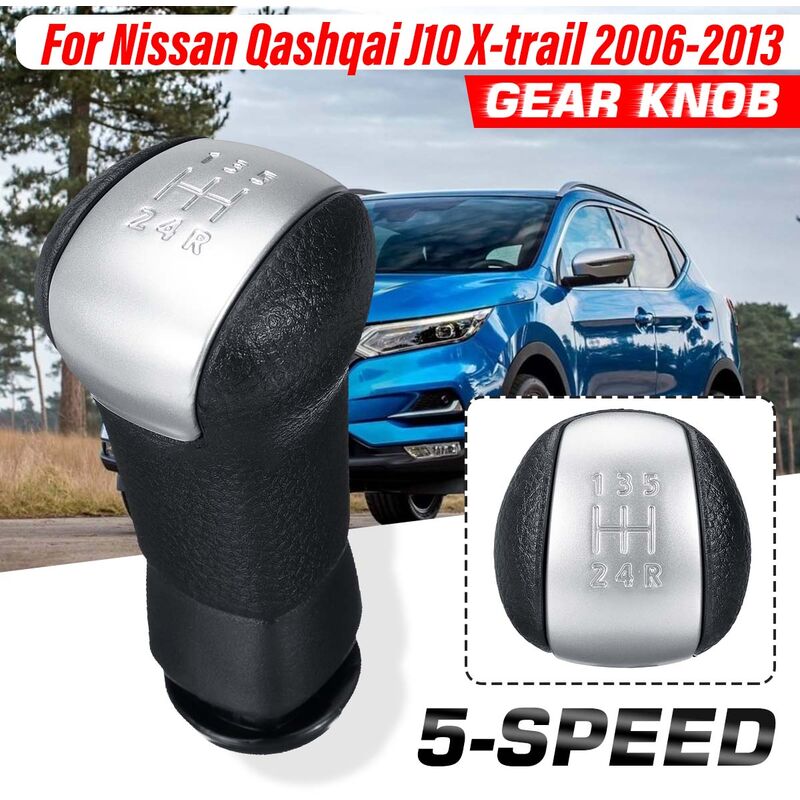5-Gang-Schaltknauf für Nissan Qashqai J10 X-Trail 2006–2013