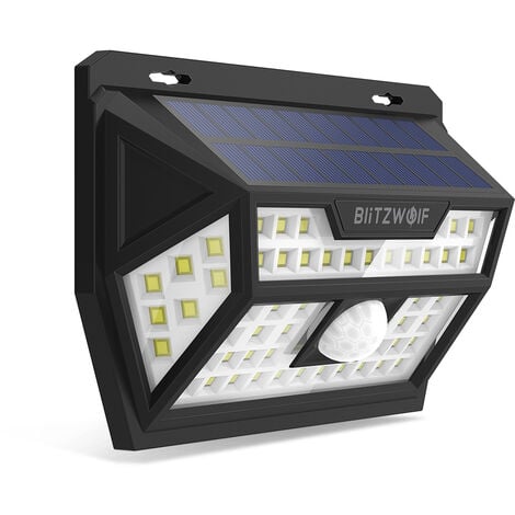 LED Solarleuchte Solarlampe mit Bewegungsmelder Außen Fluter Lampe