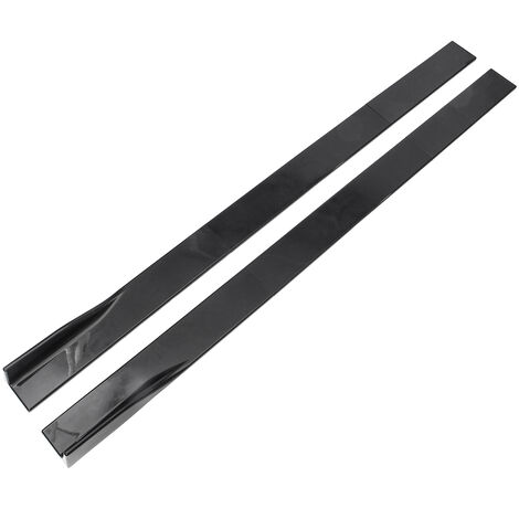 2.2M Schwarz Seitenschweller Erweiterung für VW Golf MK5 MK6 MK7 CC Passat Jetta  für BMW F10 F32 F33 F36 E39 E46 E53 E90  für Benz W205 W204 W203 C200 C250 C300 für Universal BMW Benz Audi Opel Subar