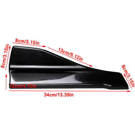 Camco Stoßstangenkappen 10,2 Cm (4 Zoll) – 2 Stück, Schwarz, Polyethylen, Belüftet, Für Wohnmobile