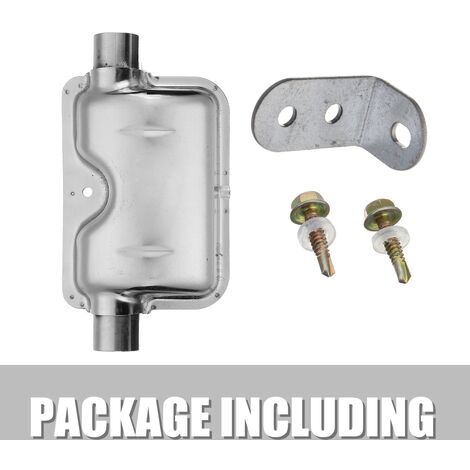 DZSLLOOI Auspuffblende Edelstahl - Universal Endrohr Für Auto (73mm Innen, 89mm Außen)