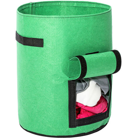 Growsters Stofftopf 14L Vliessstoff - Atmungsaktive Pflanzbeutel Für Gemüse