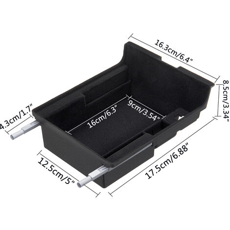 Tür Organizer Box Für Mercedes S-Klasse W222 - 2 Stück Schwarz Aufbewahrung