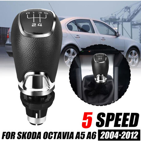 5-Gang-MT-Auto-Schaltknauf für Skoda für Octavia A5 A6 2004–2012
