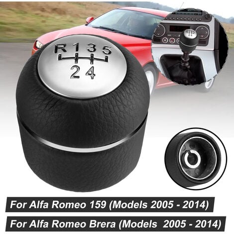 5-Gang-Auto-Schaltknauf, Schaltkugel für Alfa Romeo 159 2005–2014