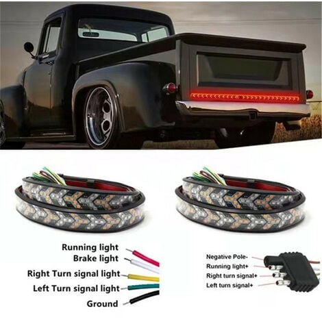 12V Auto Bremsblinker Kofferraum SUV RV Flexible LED-Lichtleiste