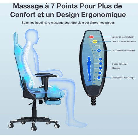 LZQ Massage Gaming Stuhl Bürostuhl