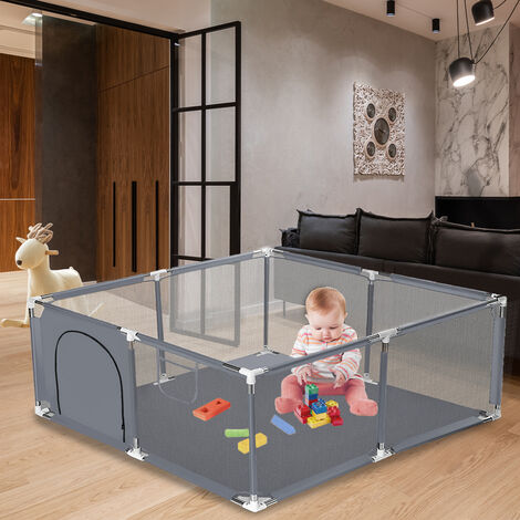 Baby Laufgitter Absperrgitter Laufstall 200cm Aktivitätszentrum Mit