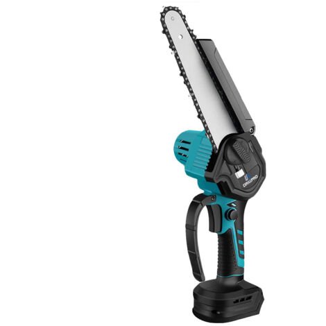 Kabellose Kettensäge mit 1 Kette, 6 Zoll, geeignet für Makita 18V Batterie, automatischem Öler, für Terrasse, Haus und Garten (1/5)