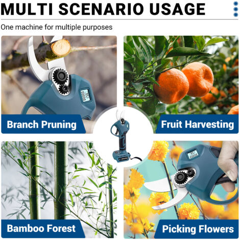 Altuna Akku-Gartenset Titan - Kettensäge + Gartenschere + Teleskopstange Bis 3,7m