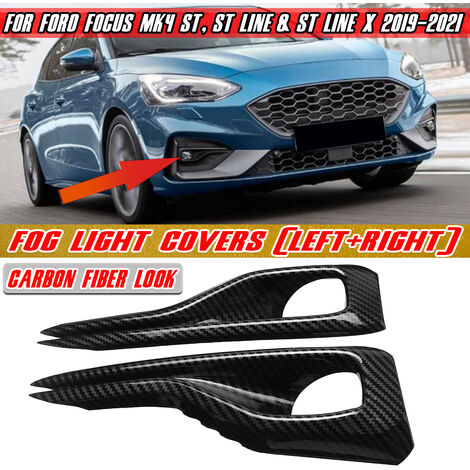 Für Ford Focus MK4 ST-Line 19-21 Carbon Look Nebelscheinwerferabdeckung