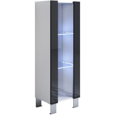 Forte Savona Vitrine 197 Cm - Moderner Vitrinenschrank Mit Glasfront & LED-Beleuchtung