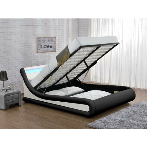 Galaxy led ottoman deals bed