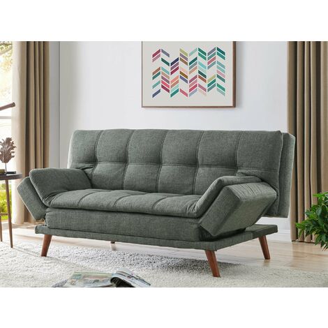 futon with adjustable arms