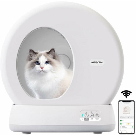 Smart Cat Litter Box White