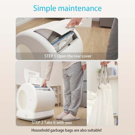 Smart Cat Litter Box White