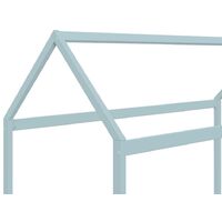 Taylor Kids Wooden Bed Single House, Pastel Blue
