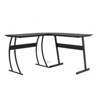 Munro Computer Desk Corner L-Shaped Home Office Workstation PC Table Study Gaming Crafting