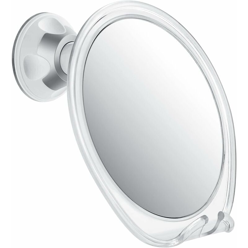 Duschspiegel für die Rasur starke Saugnapf Rasiermesserhalter 360 Grad  Drehung Dusche Rasierspiegel Nebel Freier Spiegel