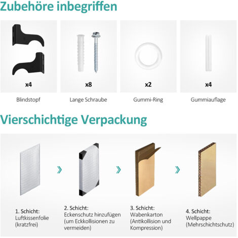 EMKE Heizkörper Flach Design Paneelheizkörper Seitenanschluss Horizontal, Einlagig, Anthrazit, 63x85cm, 618W