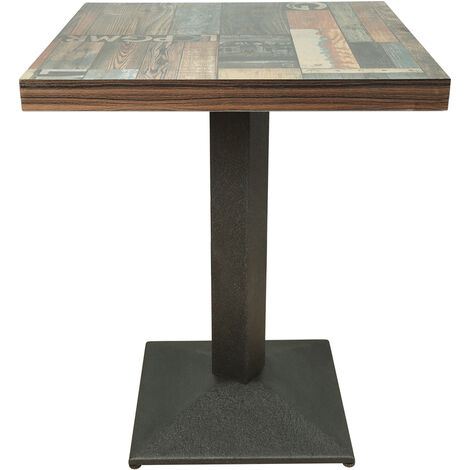 Skecten Mesa de Bar Mesa de Bistro Mesa de Comedor Cuadrado Vintage 60X75cm para 2 a 4 personas SKY0828 (1/5)