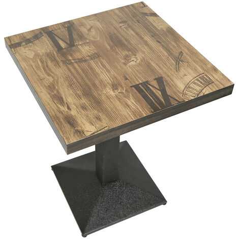 Skecten Mesa de Bar Mesa de Bistro Mesa de Comedor Cuadrado Vintage 60X75cm para 2 a 4 personas SKY0826 (1/5)