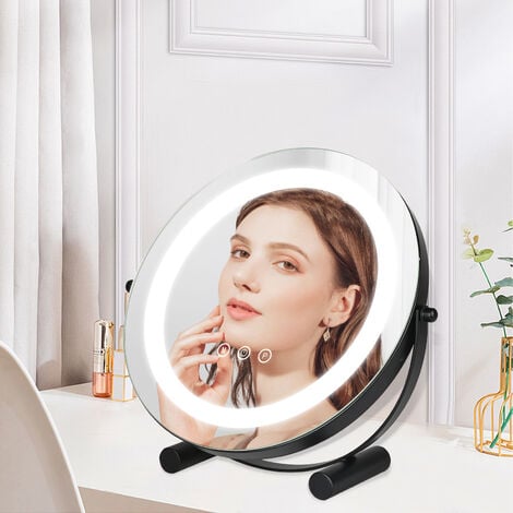 Skecten Redondo Vanity Mirror 50 cm, Espejo Maquillaje con luz LED