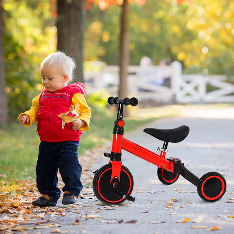 Skecten 2 en 1 Triciclo para Niños,Bicicletas sin Pedales para Bebés, Carro  de Equilibrio,Caminante