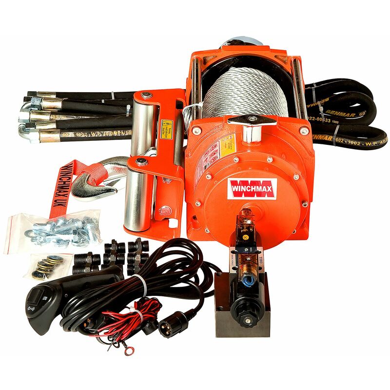 5,000lb (2,268kg) Original Orange 12v Winch. 15.5m x 5mm Dyneema