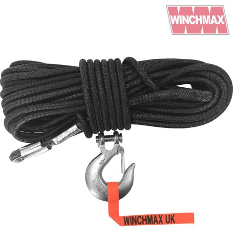 WINCHMAX Armourline Synthetic Rope 25m X 10mm With Tactical Hook Screw Fix~8438569491229 04c Mp
