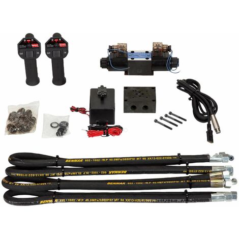 Hydraulic Winch Installation Kit. Valve, Hoses, Control Gear. 12v Wireless Remote (1/5)