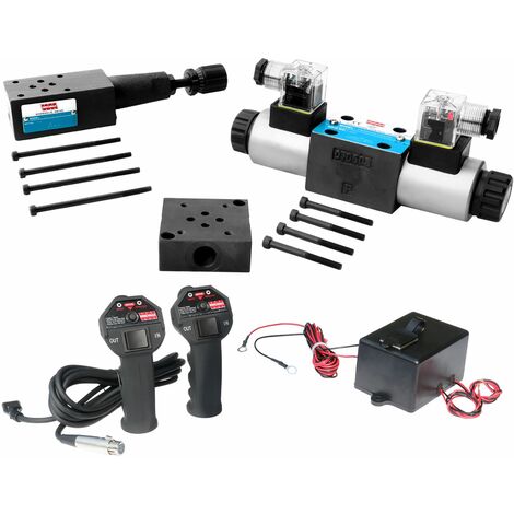 CETOP3/NG6 12v Hydraulic Directional Control. Full Kit.