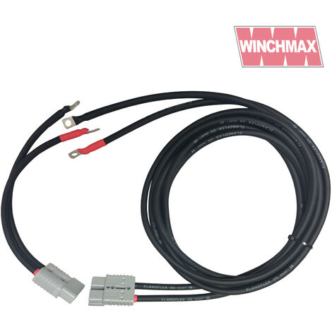 WINCHMAX Winch Battery Extension Cables - Anderson - British Made - Truck/Van/Trailer 4m